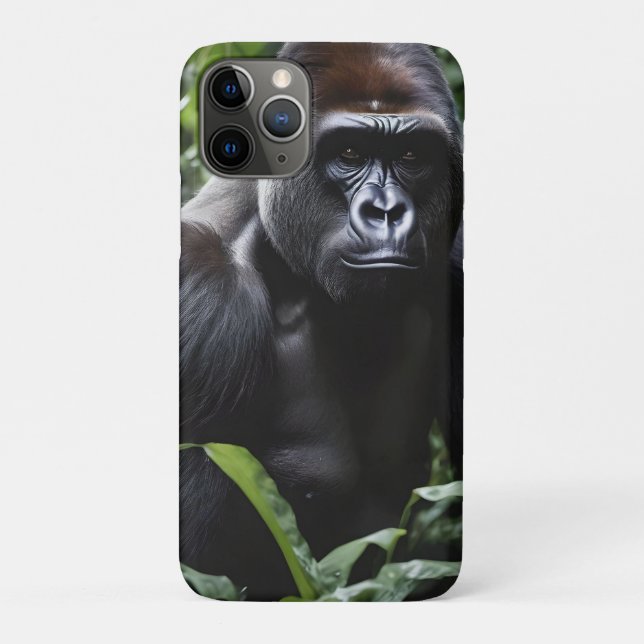 The Midnight Gorilla King: Monarch of the Forest Case-Mate iPhone Case (Back)