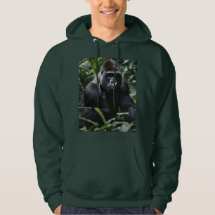 The Midnight Gorilla King: Monarch of the Forest Hoodie