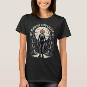 The Midnight Pumpkin Society Gothic Halloween T-Shirt