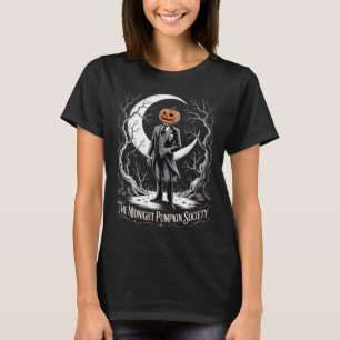The Midnight Pumpkin Society Vintage Halloween T-Shirt
