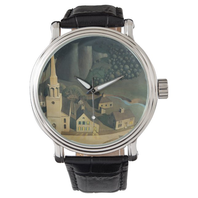 The Midnight Ride Of Paul Revere By Grant Wood Watch (Front)