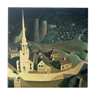 The Midnight Ride of Paul Revere Ceramic Tile