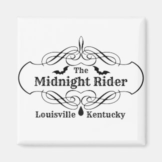 The Midnight Rider Logo Magnet