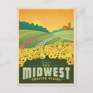 The Midwest   United States Postcard