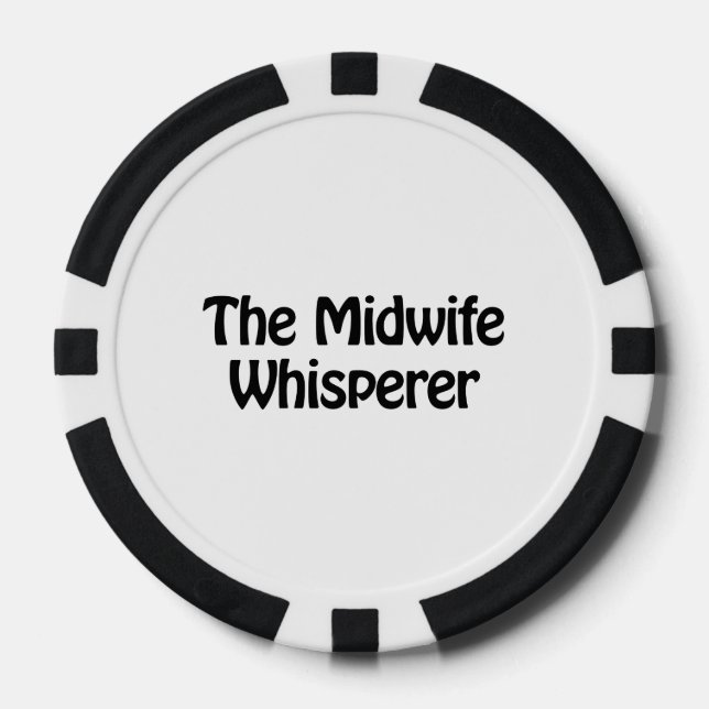 the midwife whisperer poker chips (Front)