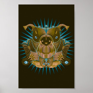 The mighty bear and his helper spiritanimals poster
