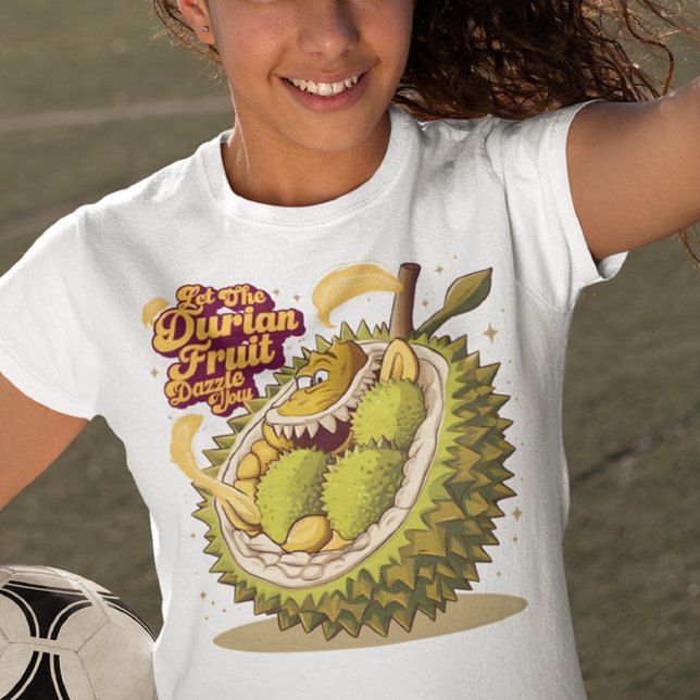 The Mighty Durian: Let the Durian Fruit Reign T-Shirt (Creator Uploaded)