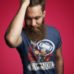 The Mighty Fa-Thor T-Shirt<br><div class="desc">Give the mighty father you know this Thor Father's Day shirt! Thor holds Mjolnir up high,  and a banner reads "FATHOR" down below!</div>