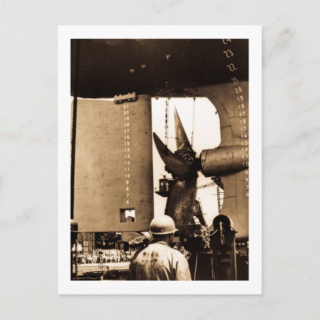 The Mighty Fitz - Rudder & Prop Postcard (Front)