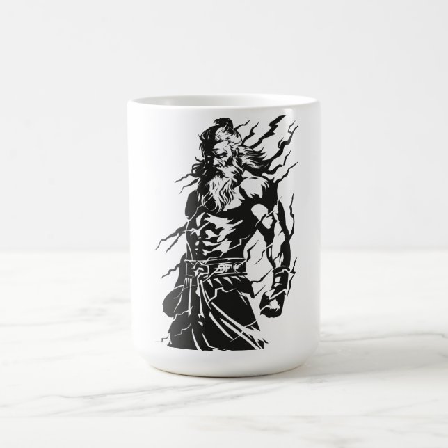 The Mighty Greek God  Coffee Mug (Center)