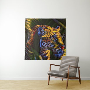 The Mighty Jaguar A Jungle Predator Tapestry