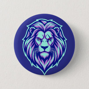 The Mighty Lion - High-Voltage Winter-Strike 6 Cm Round Badge