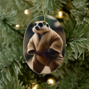 The Mighty Meerkat: Sumo Showdown, Ceramic Ornament