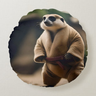 The Mighty Meerkat: Sumo Showdown, Round Cushion