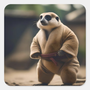 The Mighty Meerkat: Sumo Showdown, Square Sticker