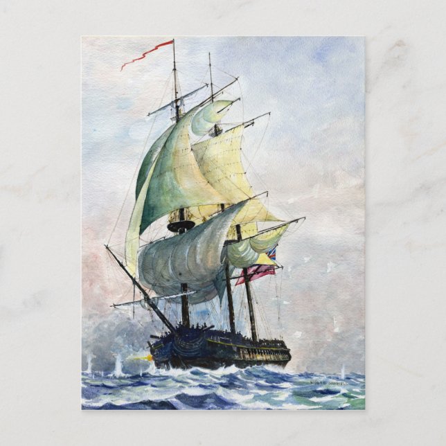 The Mighty Ship- postcard (Front)