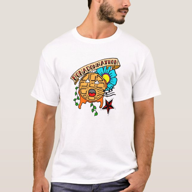 The Mighty Waffle Sings Again! T-Shirt (Front)