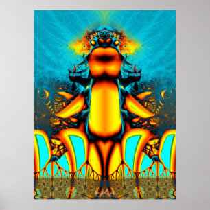 The Mighty Winged Yellow Ant Poster