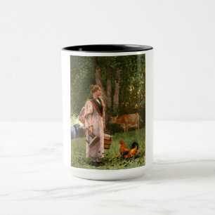 The Milk Maid (Vintage American Agriculture) Mug