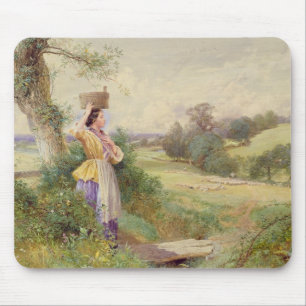 The Milkmaid, 1860 Mouse Pad
