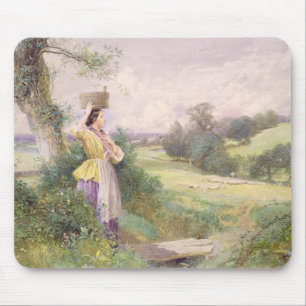 The Milkmaid, 1860 (w/c on paper) Mouse Pad