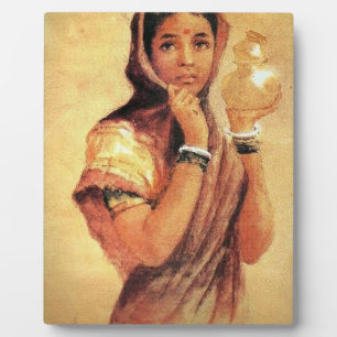 The Milkmaid 1904 By Raja Ravi Varma Plaque