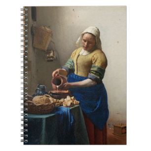 The Milkmaid by Johannes Vermeer, c. 1660 Serving Notebook