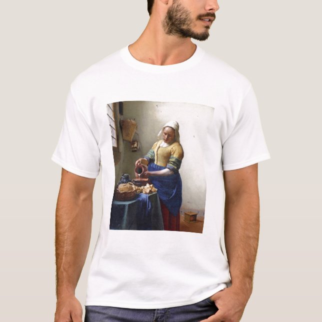 The Milkmaid, c.1658-60 (oil on canvas) T-Shirt (Front)