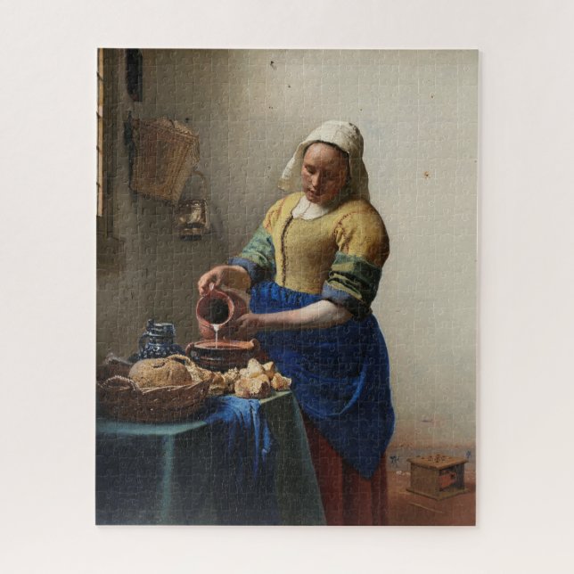 THE MILKMAID JIGSAW PUZZLE (Vertical)
