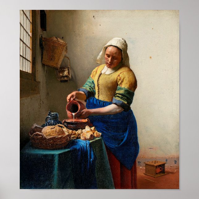 The Milkmaid | Johannes Vermeer | Poster (Front)