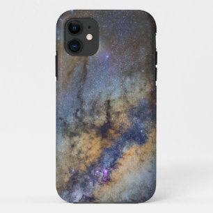 The Milky Way and constellations Scorpius, Sagitta iPhone 11 Case