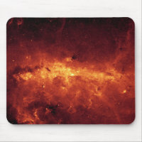 The Milky Way centre aglow with dust