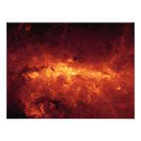 The Milky Way centre aglow with dust