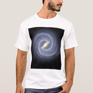 The Milky Way Galaxy (annotated) T-Shirt
