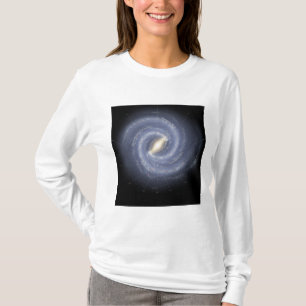 The Milky Way Galaxy (annotated) T-Shirt