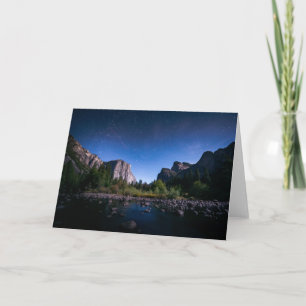The Milky Way   Yosemite National Park Card