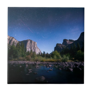 The Milky Way   Yosemite National Park Ceramic Tile