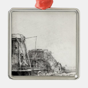 The Mill, 1641 Metal Ornament