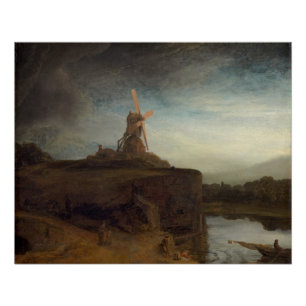 The Mill, 1645- 48 (oil on canvas) Poster