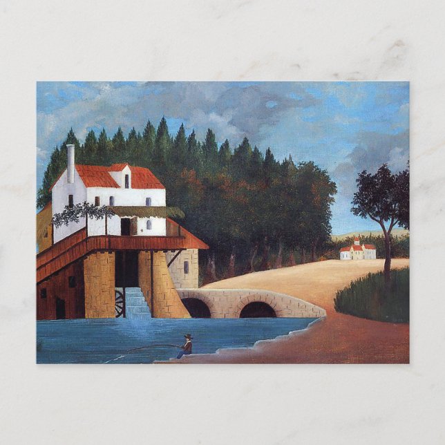 The mill by Henri Rousseau Postcard (Front)