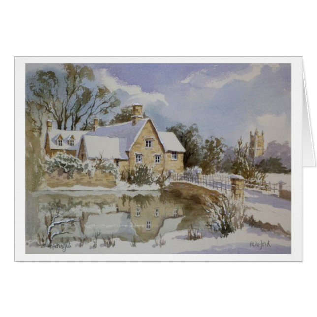 The Mill Fairford in snow 001 (Front Horizontal)