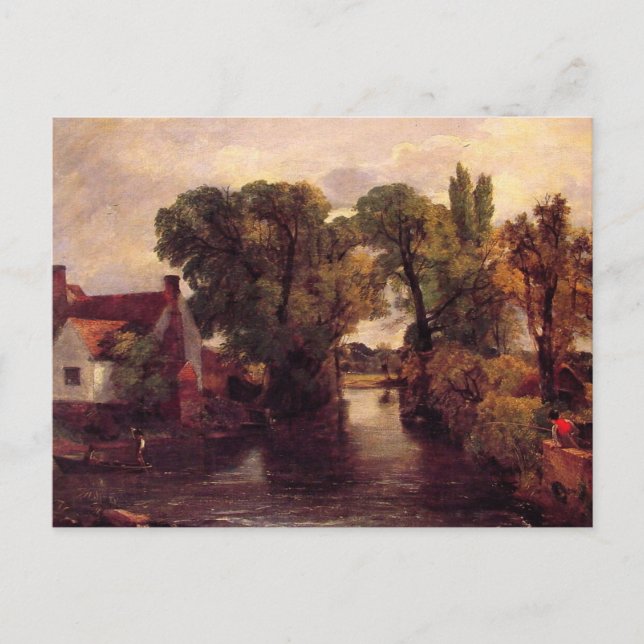 The Mill Stream by John Constable  Postcard (Front)