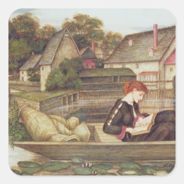 The Mill (w/c) Square Sticker (Front)