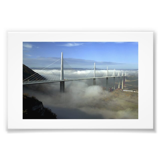 The Millau Bridge  Photo Print (Front)