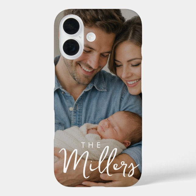 THE MILLERS | iphone case with new born (Back)