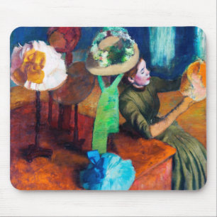 The Millinery Shop, Edgar Degas Mouse Pad