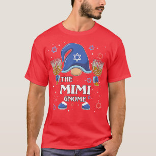 The Mimi Gnome Hanukkah Matching Family Pajama T-Shirt