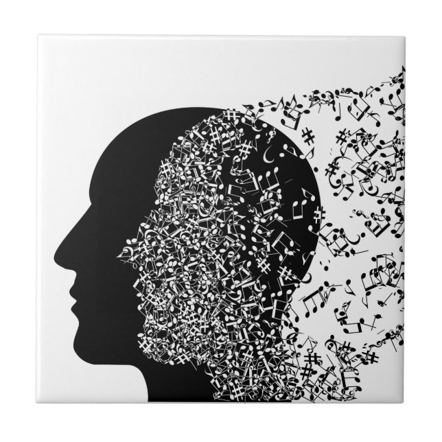 The Mind of Music Ceramic Tile (Front)