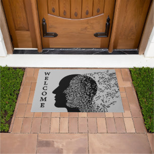 The Mind of Music Grey Welcome Doormat