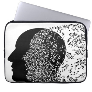 The Mind of Music Laptop Sleeve